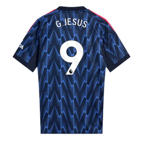 Arsenal Gabriel Jesus #9 Replika Udebanetrøje 2025-26 Kortærmet Arsenal Gabriel Jesus #9 Replika Udebanetrøje 2025-26 Kortærmet